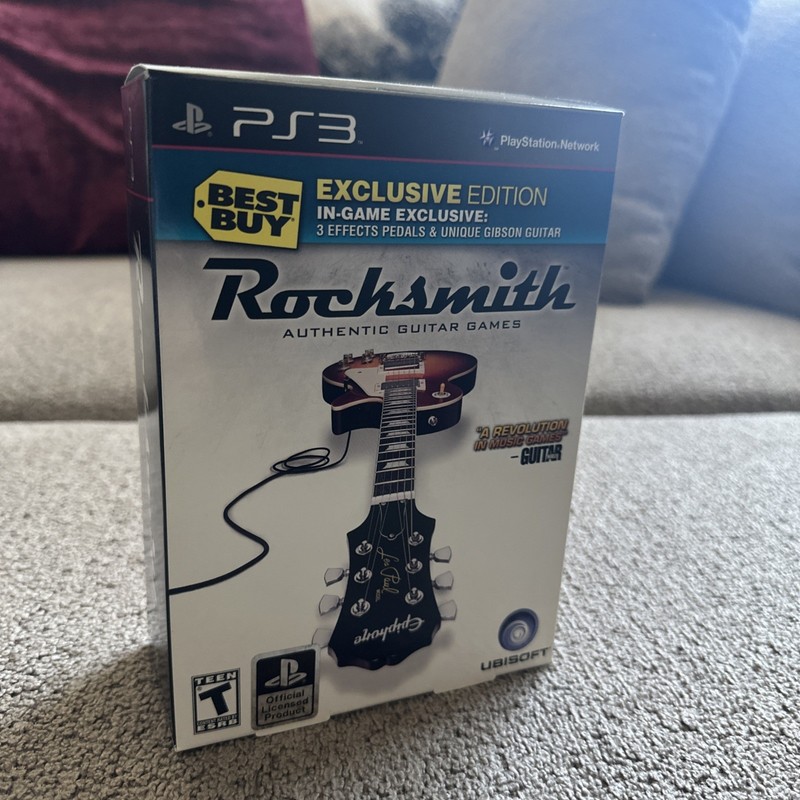Rocksmith PS3 Best Buy Exclusive Edition with Realtone Cable | New & Sealed!