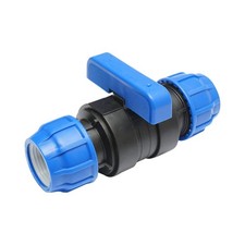 Rubinetto mufa-mufa di compressione D63x63mm, PN10 Poelsan