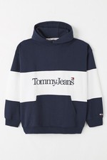 Tommy JEANS Logo Embroidery Hoody Men's Hoodies SIZ L