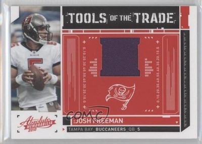 2010 Panini Absolute Memorabilia Tools of the Trade Red /250 Josh Freeman #7 0a1