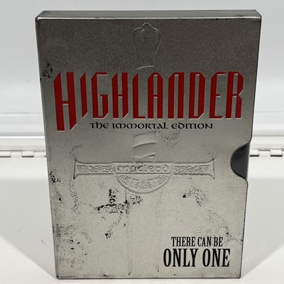 Highlander DVD | The Immortal Edition Tin Case Queen CD Rusty But Trusty