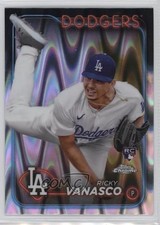 2024 Topps Chrome Update RayWave Refractor Ricky Vanasco #USC60 16wc