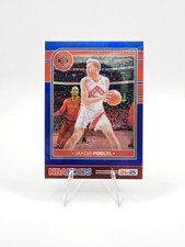 Jakob Poeltl 2024-25 Hoops Premium Prizms Blue SP #/49 #185