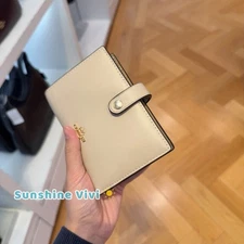 NWT Coach 2-in-1 Wallet Smooth Leather CCL71 oat