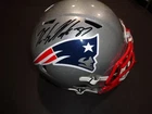 ROB GRONKOWSKI signed NEW ENGLAND PATRIOTS SPEED Full Size Rep Helmet w/ COA