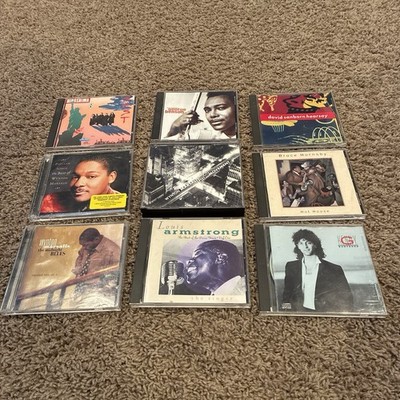 Jazz & Smooth Jazz CD Lot of 9 - Louis Armstrong, Kenny G, George Benson, Wynton