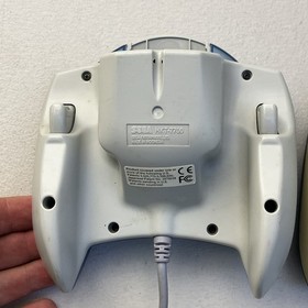 2x Sega Dreamcast Clear Blue HKT-7700 Controller For Console Game System Working