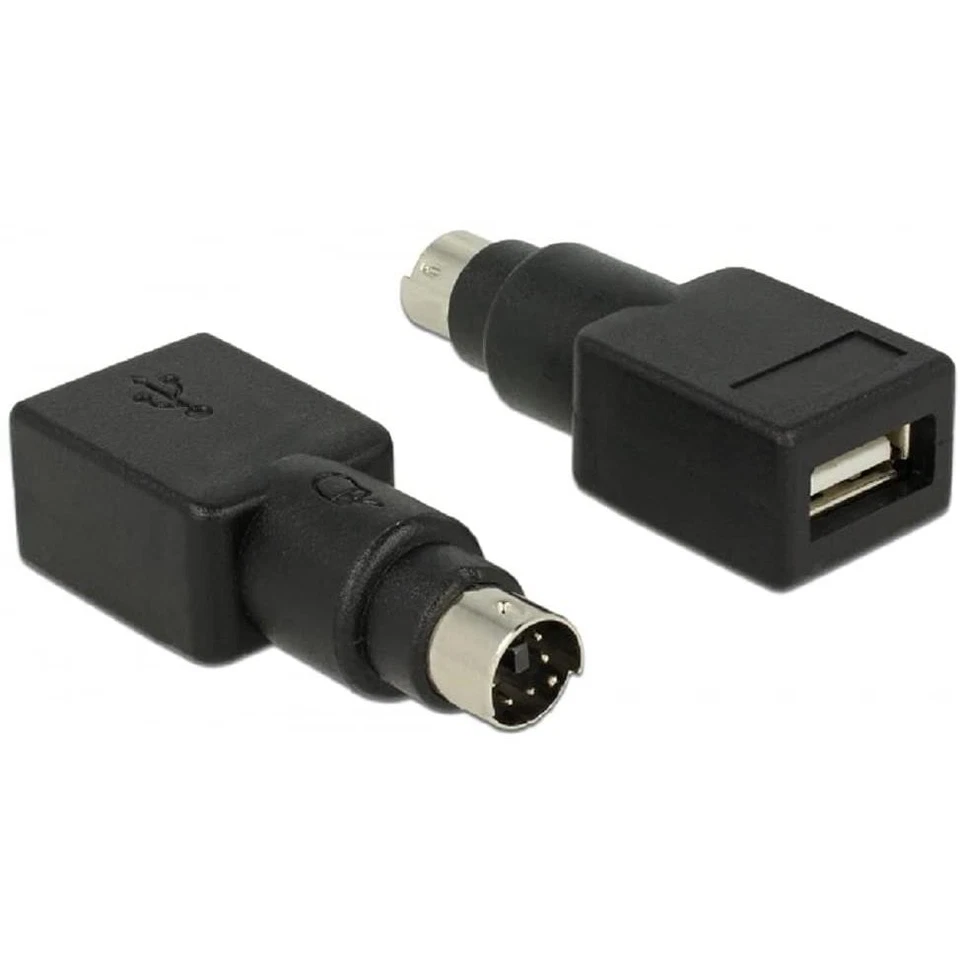 [65898] Delock Adaptateur PS2 vers USB Type A Femelle - Photo 1/1