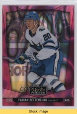 2024-25 O-Pee-Chee Platinum Pink Magma Fabian Zetterlund #55 READ o1h