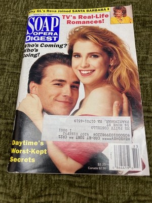 SOAP OPERA DIGEST DAY'S OF OUR LIVES JENNIFER & GL'S REVA 3/31 1992 W/ LABEL