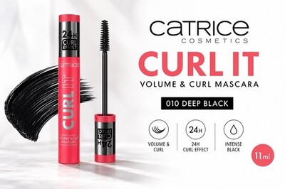 Catrice CURL IT Volume & Curl  Mascara Wimperntusche 010 Deep Black 11 ml