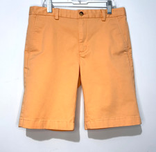 Vineyard Vines Boys Shorts 12 Cotton Blend Peach Adjustable Waist Pockets Logo