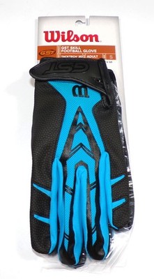 Wilson GST Skill Fußball Handschuhe TackTech 3D Erwachsenengröße Klein Blau