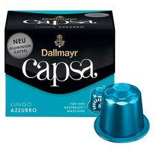 Dallmayr Capsa LUNGO AZZURRO Kaffeekapseln, Arabica- und Robustabohnen 10...