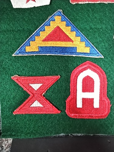 VINTAGE WWII US MILITARY PATCHES 20 TOTAL - Picture 12 of 24