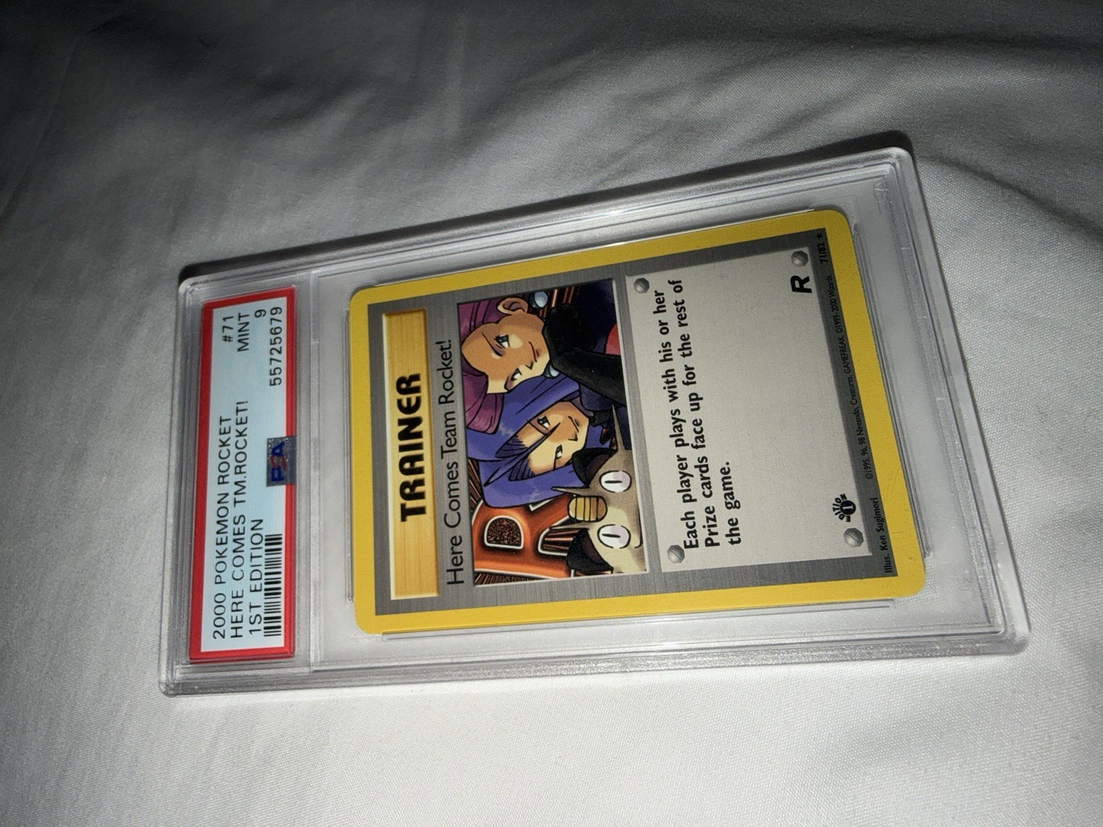Pokémon Here Comes Team Rocket! Team Rocket 71/82 Rare 1st Edition PSA 9