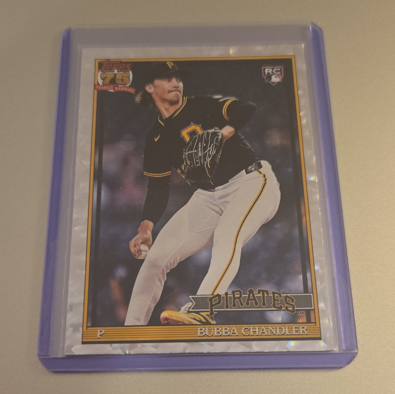 2026 Topps Series 1 Bubba Chandler Pittsburgh Pirates Rookie #T91-51 Crackle