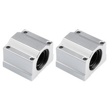 2PCS 20mm Bore Dia SCS20UU Linear Ball Bearing Slide Block Units 54x50x41mm