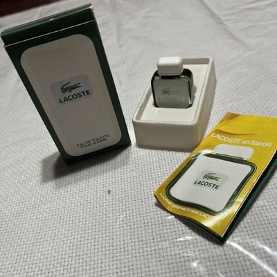 LACOSTE - Miniatur 4ml Eau de Toilette POUR HOMME - Vintage - Guter Zustand