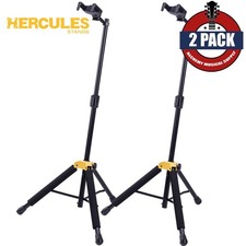 2-PACK Hercules GS415B PLUS AGS Durable Guitar Stand with Foldable Yoke
