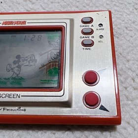 Nintendo Game & Watch Mickey Mouse Egg MC-25 Tested Working Disney Handheld Used