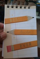 Best Teacher Ever / Teacher Appreciation / Spiral Notebook With Pen