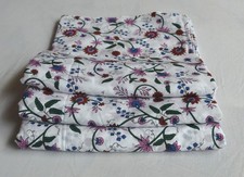 NO TARRIF CHARGES 100   5 Yard Floral Hand Printed 100 Cotton Fabric ZK-3