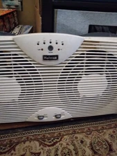 Holmes HAWF2043-N Dual 8" Blade Twin Window Fan - White