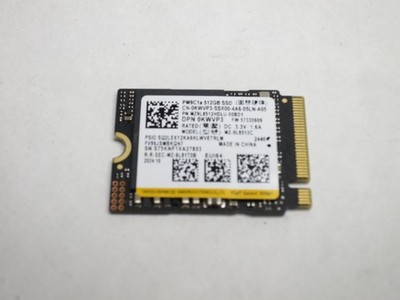 KWVP3 DELL 512GB TLC NVME M.2 2230 SED PCIE SERIES TLC V-NAND MZ9L8512HDLU-00BD1