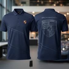 Porsche Motorsport Heritage Racing Retro Mans Short Sleeve Polo Shirt 3d, S-5XL