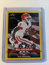 2020 Leaf Draft - All-American Tee Higgins #69 Gold (RC)