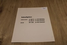 Hercules K105X RT125 DKW Schaltplan   xb12439