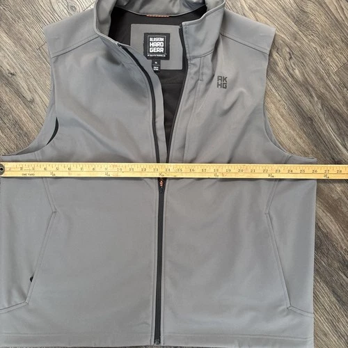 Alaskan Hardgear Free Clime Soft Shell Full Zip Vest - XL - Gray - EXCELLENT! image 4