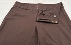 Michael Kors Women's Brown Dark Wash Flat Front Straight Leg Dress Pants Size 8 — photo 3