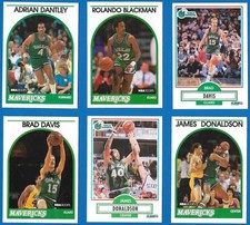 Lot of (15) 1989-1993 Dallas Mavericks bskb cards, HOFer Adrian Dantley, NM-MT!
