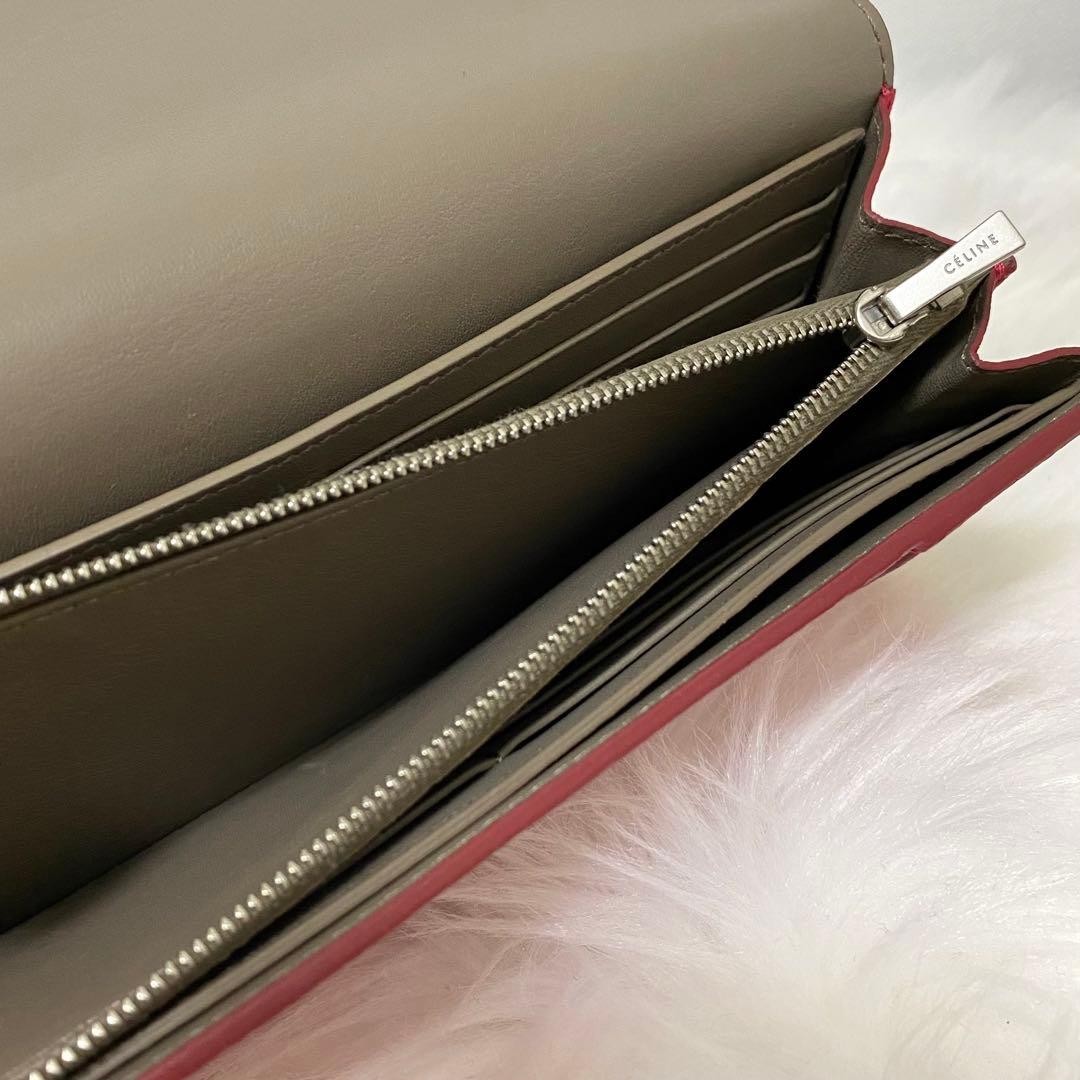 CELINE Large Flap Multi Function Long Wallet From… - image 5
