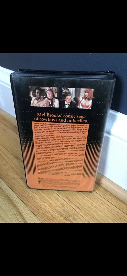 Blazing Saddles VHS Clamshell - Image 2 of 4