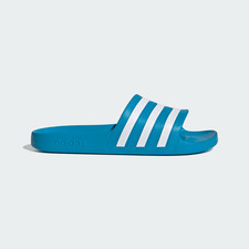 Adidas Adilette Aqua Slides FY8047 Blue White Men s Sandals Comfort Shower Slip