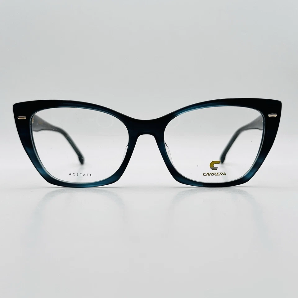 Gafas Carrera Mujer Ovaladas Verde Turquesa Ojo de Gato Mod. 3036 NUEVO Foto 2 de 4