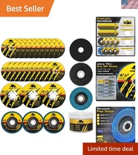 Versatile 4.5-Inch Grinder Disc Pack: 20 Cut-Off & 6 Specialty Wheels Included