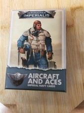 Aeronautica Imperialis Aircraft and Aces Imperial Navy cards 2 small missing