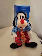 Vintage Disney Goofy Clown Plush 16"  Bozo Red Nose Stuffed Extremely Rare