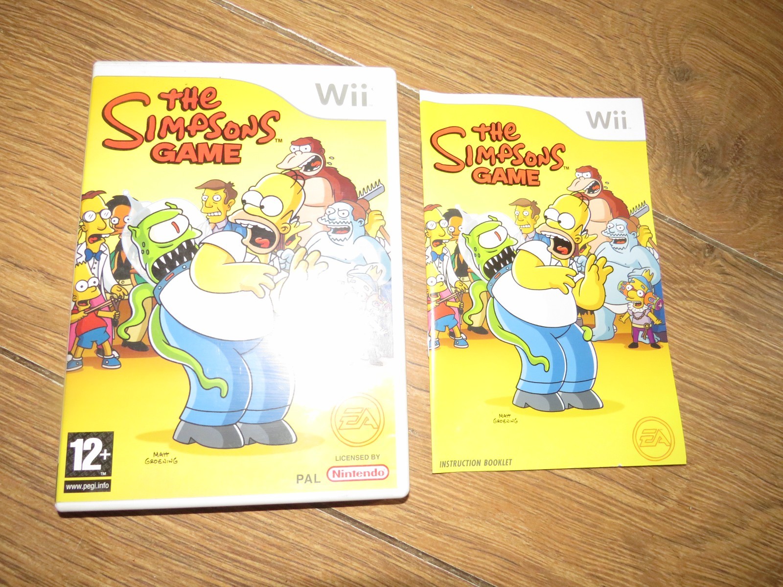 The Simpsons (Nintendo Wii cib uk pal  uk tracked post