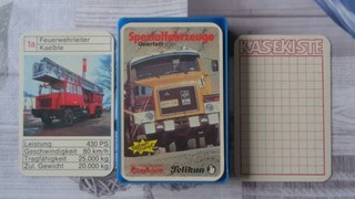 Quartett Spezialfahrzeuge Kaelble Faun Caterpillar Magirus Deutz Ausgabe 1980