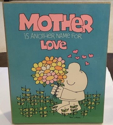 Vintage Ziggy Mother Is Another Name For Love Plaque American Greetings 1979 