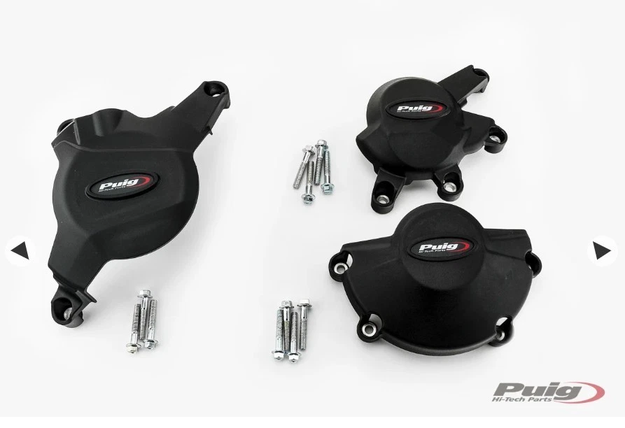 Puig Engine Protective Cover Set (3 pc) 2007-2016 Honda CBR600RR - P/N: 21508N - Image 3 of 3