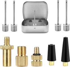 Valve Adapter Converter, Pump Needle, Inflation Needle, Air Pump Needle Set for