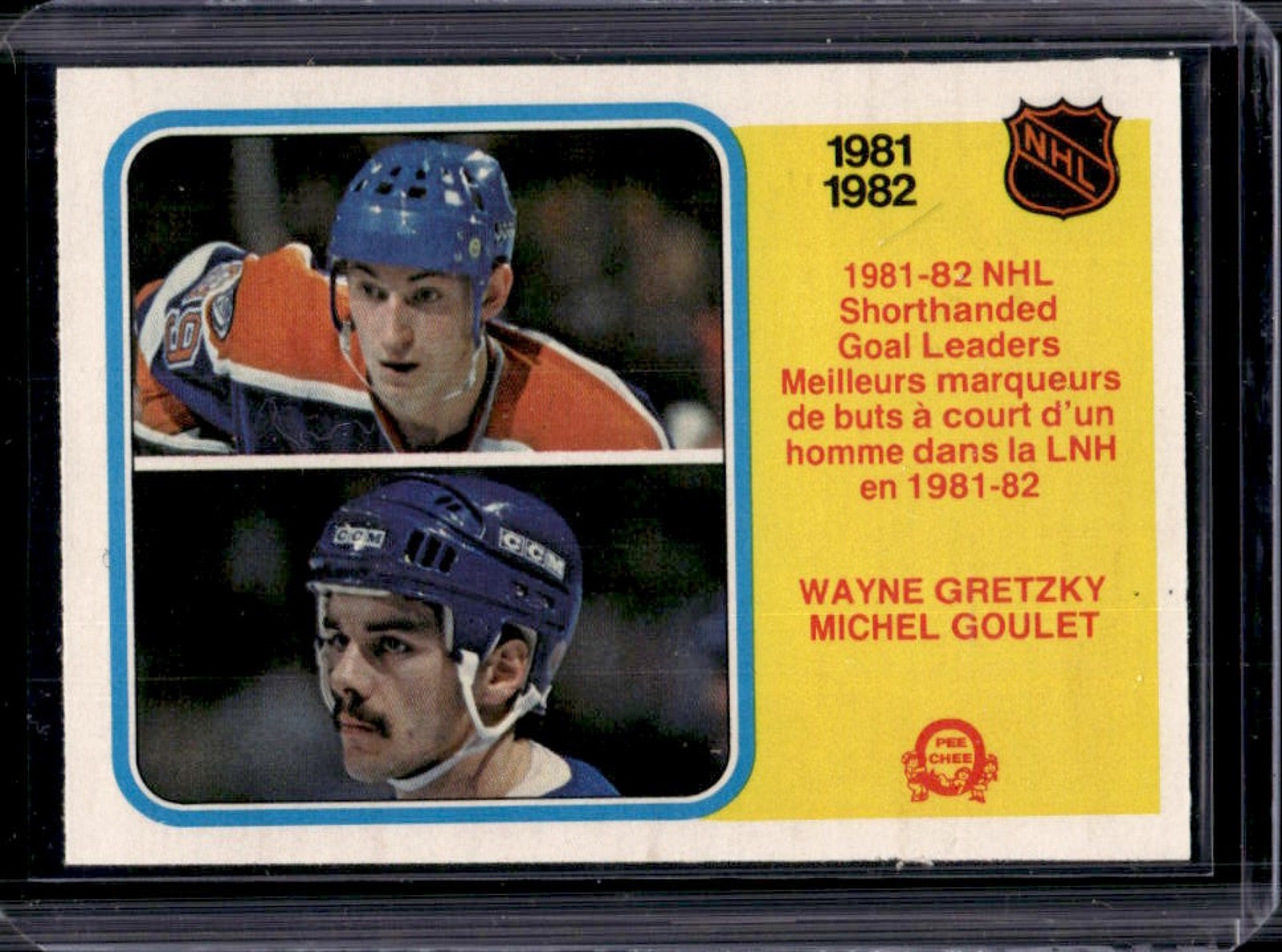 1982-83 O-Pee-Chee Wayne Gretzky Michel Goulet League Leaders #237