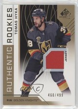 2018 Upper Deck SP Game Used Authentic Rookies Gold Jersey /499 Tomas Hyka xp6