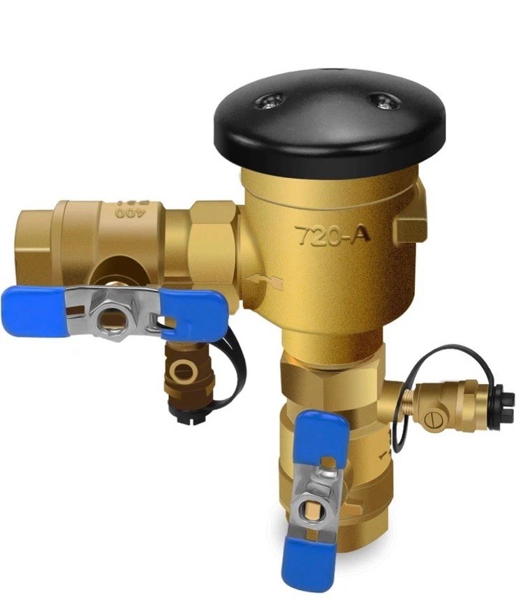 3/4" Pressure Vacuum Breaker 720A Brass Backflow Preventer Irrigation Valve UPC